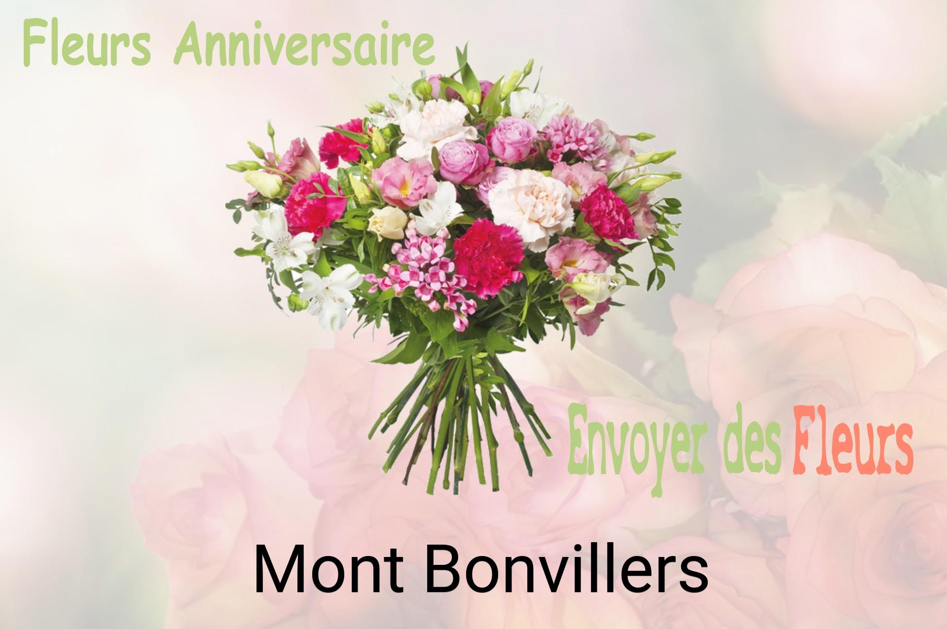 Bouquet de fleurs d’anniversaire livré à Mont-Bonvillers